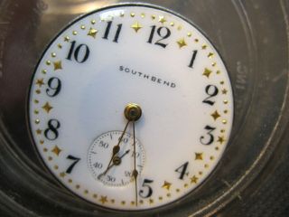 0s South Bend Hc Pocket Watch Movement With Multi Color Dial