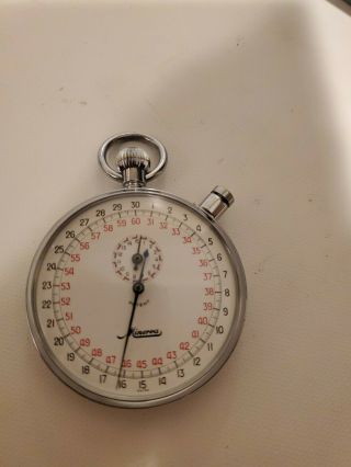 Antique Vintage Minerva Timer/ Stop Watch,  Switzerland
