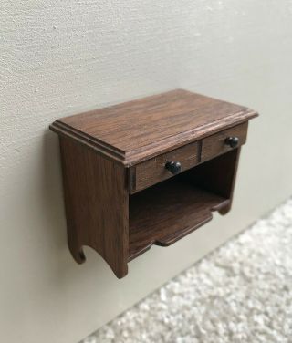 Dollhouse Miniature Furniture Wall Cabinet By Artist