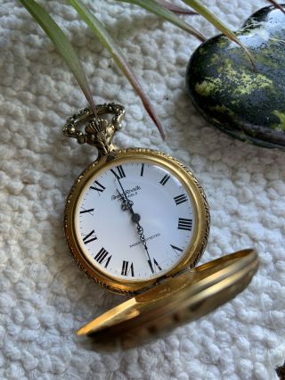 Andre Rivalle 17 Jewels Swiss Made Mechanical Wind Up Pocket Watch Hunti