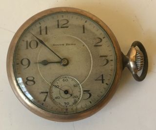 Vintage Collectible South Bend Men’s Pocket Watch 2