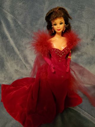 Barbie Doll As Scarlett O’hara In Red Dress 1994 - No Box
