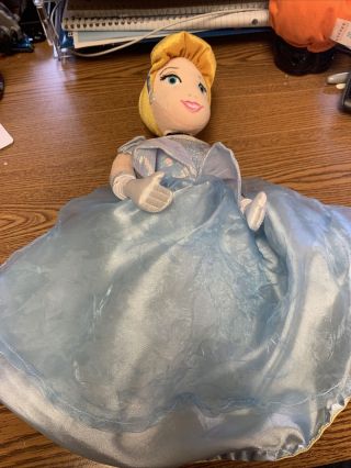 Disney Parks Princess Topsy Turvy Flip 2 in 1 Plush Doll Cinderella & Belle 2