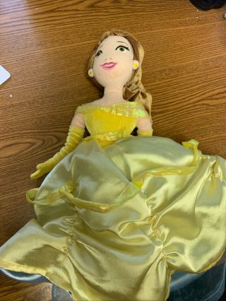 Disney Parks Princess Topsy Turvy Flip 2 in 1 Plush Doll Cinderella & Belle 3