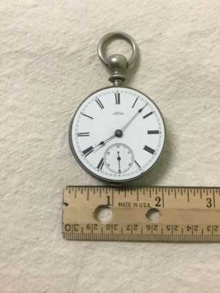Antique Waltham Wm.  Ellery Key Wind Pocket Watch