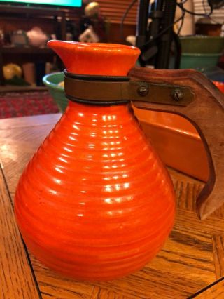 Bauer Pottery Ring Ware Coffee Carafe Pitcher