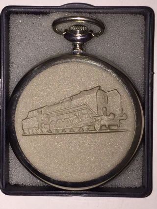 Molnija Pocket Watch 3602 Train/ Locomotive 18 Jewels Russia