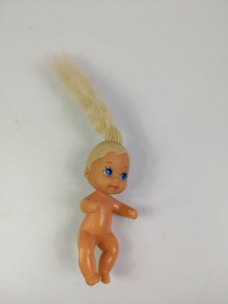Mattel Barbie Baby Krissy Infant Doll With Long Blonde Rooted Hair Ponytail