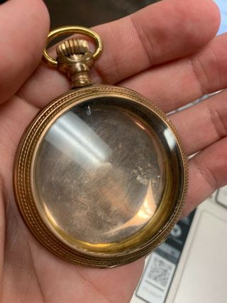 Vintage Pocket Watch Case 14k Gold Filled Guaranteed 20 Years Nr