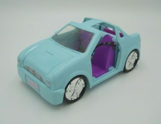 Polly Pocket Blue Convertible Car By Mattel 2005