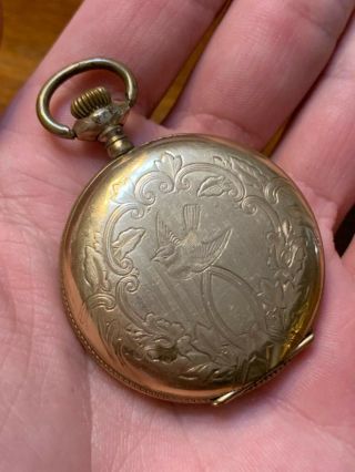 Antique Gold Filled American Waltham Estate Fresh Pocket Watch