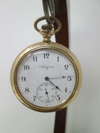 Antique 1900 Elgin Pocket Watch Grade 260 Model 3 1 Of 2000 12s Case 15 Jewel Se