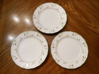 Nikko Fine Tableware Set Of 3 Versailles Salad Plates 7 3/4 " Made In Japan