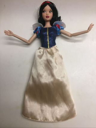 Disney Store Classic Princess Snow White Doll 11 " Articulated Arms,  Legs Bend