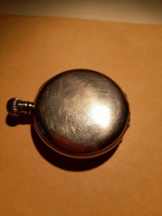 A Rare Vintage Solid Silver J.  W.  Benson.  case Pocketwatch.  As Needing Serviced 2