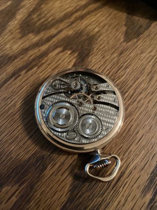Illinois Stewart Vintage Pocket Watch,  12s,  17 Jewels,  Grade 255,  NOT RUNNING 3