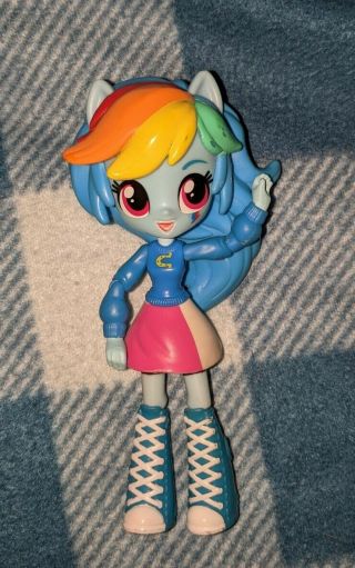 5 " Tall My Little Pony G4 Equestria Girls Mini Rainbow Dash Articulated Doll