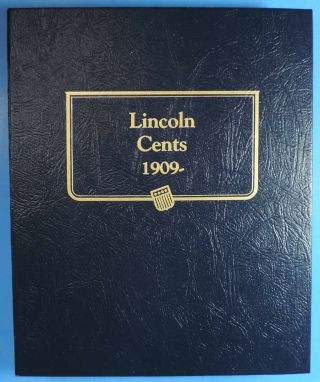 1909 - 1995 Near Complete Set Of Lincoln Wheat / Memorial Cents In Whitman Album