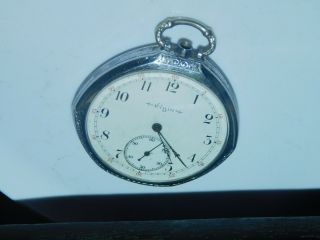 1937 Antique Elgin Model 3 Grade 315 Pocket Watch 12 S 15 J Odd Case Shape N.  R