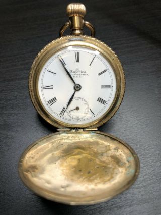 Cyma Rare Vintage Pocket Watch “america,  Philadelphia,  Usa”