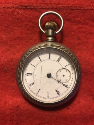 Vintage Non Magnetic Watch Co Paillards Patent Silveroid Awc Pocket Time