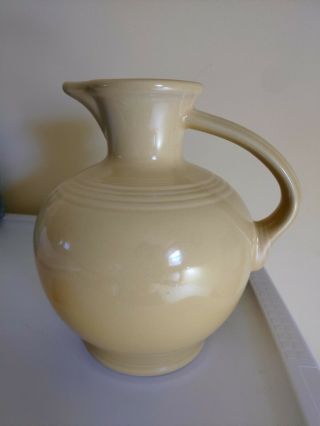 Fiestaware Vintage Yellow Carafe - - Retired Color - -