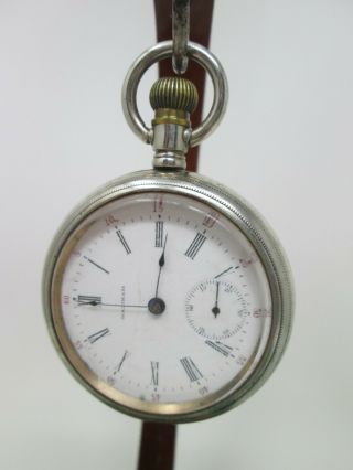 Antique 1901 American Waltham Pocket Watch 1883 Grade 820 1 Of 1000 18s Case 15j