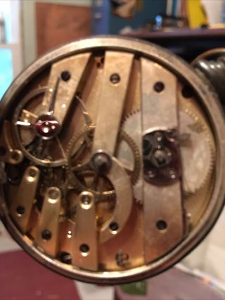 RARE Arnold Adams & Co London Antique 13 JEWEL Open Face Pocket Watch Key Wind 3