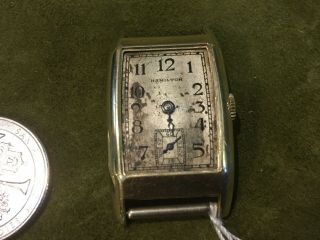 Vintage Men’s Hamilton Wristwatch Wadsworth Case 14k Gf 17j 980 Runs
