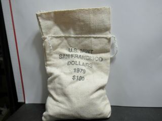 U.  S.  Sewn Bag Of $100 1979 - S Susan B.  Anthony Dollars,  San Francisco