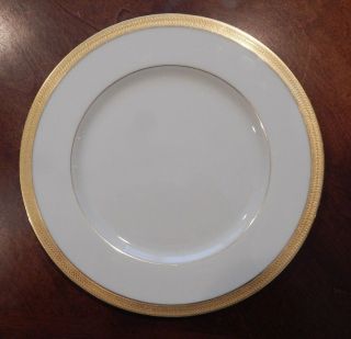 Lenox " Lowell " P - 67 Pattern Dinner Plate (s) 10 5/8 " Made In Usa Gold Backstamp