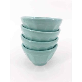 Set Of 4 Buscuit Bowls Anthropologie Turquoise