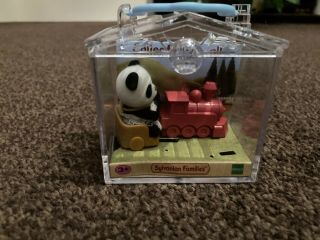 Sylvanian Families Baby Panda and Sit on Train,  Carry Case 3