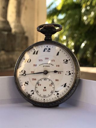 Cyma Chronometre Vintage Pocket Watch
