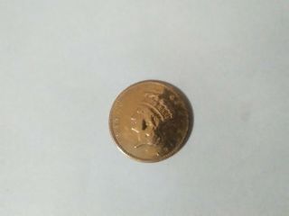 1856 U.  S.  Indian Princess Head $1 One Dollar Gold Coin