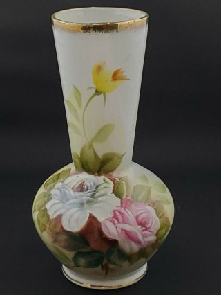 Vintage Hand Painted Lenwile China Bud Vase 6200rn Ardalt Japan.