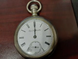 Elgin 18s Pocket Watch 1904 7j Of Repair Vintage Model 5