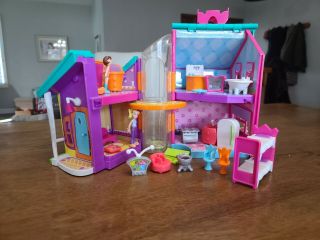 Polly Pocket Magnetic Dollhouse 2003 Incomplete