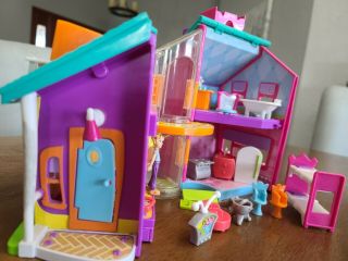 Polly Pocket Magnetic Dollhouse 2003 Incomplete 2