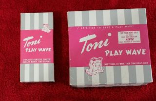 Vintage Toni Play Wave Set With Curlers,  Lotion And Instruction Sheet