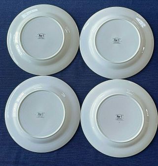 Set of 4 Pier 1 Macintosh Dinner Plates 10 1/4 