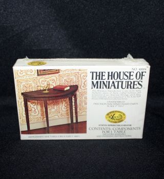 X - ACTO The House Of Miniatures “HEPPLEWHITE SIDE TABLE 1800’s” 40004 Box 2