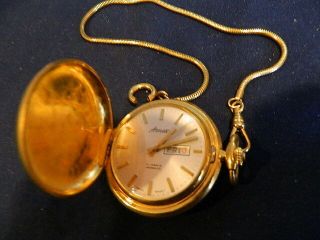 Vintage Arnex 17 Jewels Incabloc Swiss Made Pocket Watch