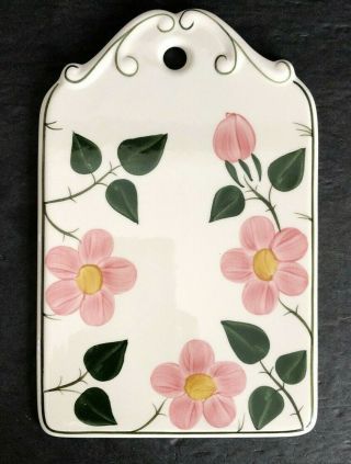 Villeroy And Boch Wild Rose 6.  5 " X 9.  5 " Cheese Cracker Bread Board Hgb423