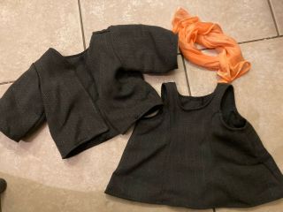 The Vermont Teddy Bear Company Pants Suit Dark W/ Orange Scarf