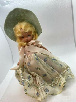 11 25 119 " Mistress Mary,  Quite Contrary " Nancy Ann Storybook Bisque Doll