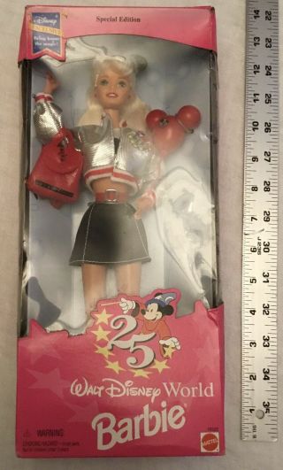 Walt Disney World 25th Anniversary Mattel Barbie Doll Special Edition