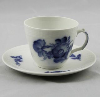 Royal Copenhagen Blue Flower Demitasse Cup & Saucer 10 8046