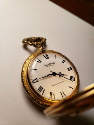 Vintage Mechanical Pocket Watch.  17 Jewel Swiss Made