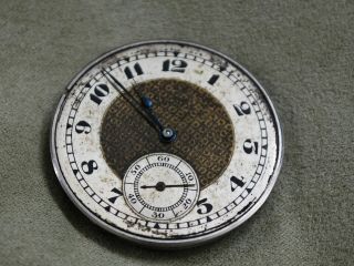 Vintage 1918 Hampden 12s 7j Pocket Watch Movement - - For Repair /parts